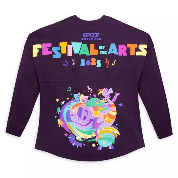Disney Parks 2025 Epcot Festival Of The Arts Figment Spirit Jersey Adult - NEW - Picture 1 of 3